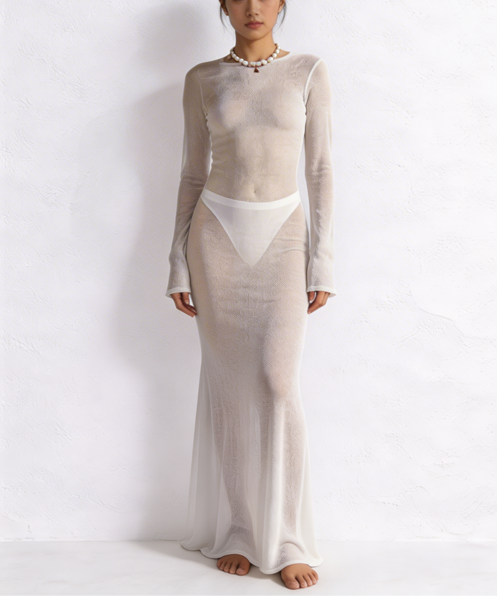 Semi-T cover up dress